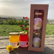 coffret cadeau 2 gelées de fleurs bio