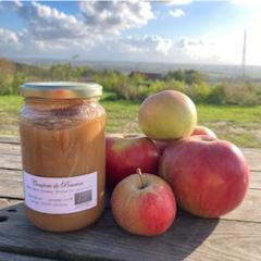 compote bio de pomme  350 gr