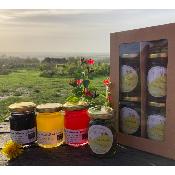 coffret cadeau 4 gelées de fleurs bio