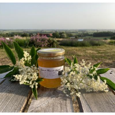 Gelée bio de fleurs de sureau 200 gr