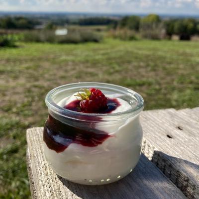 FROMAGE BLANC ET COULIS MAISON