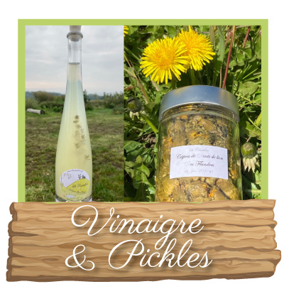 Pickles et vinaigre bio faits maison en vente en ligne