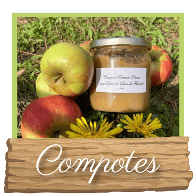 Compotes de fruits bio en vente en ligne
