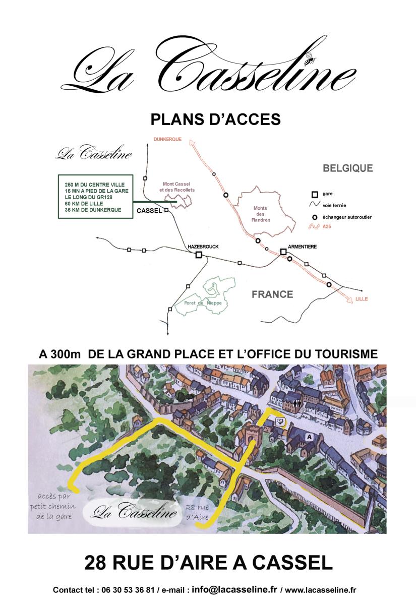 Plan d'accs la casseline